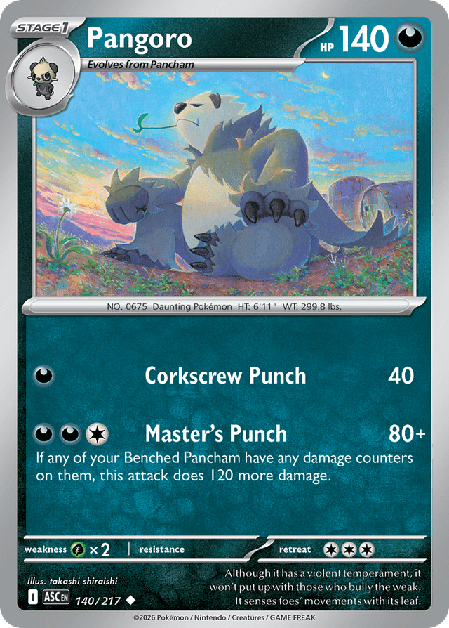 Pangoro ME2PT5-140