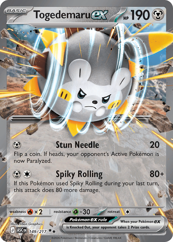 Togedemaru ex ME2PT5-149