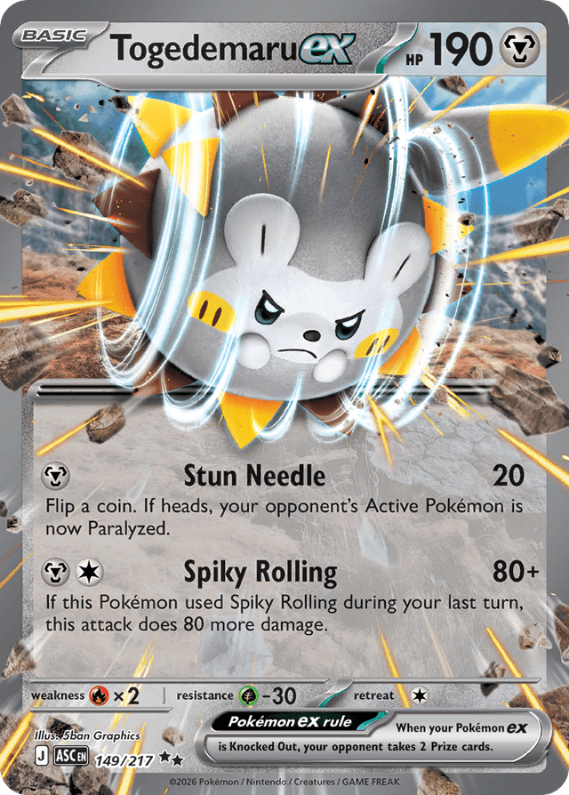 Togedemaru ex ME2PT5-149