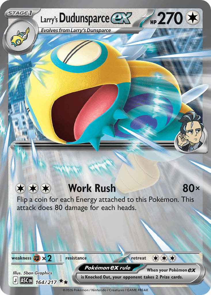 Larry's Dudunsparce ex ME2PT5-164