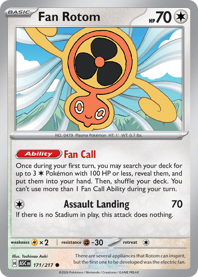 Fan Rotom ME2PT5-171