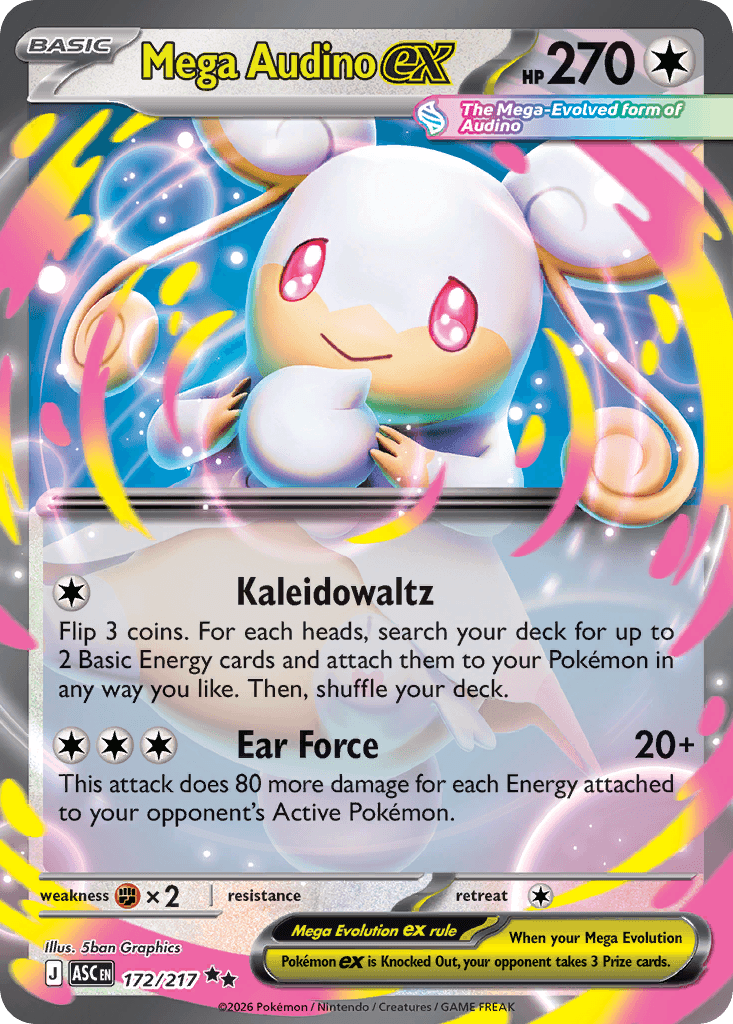Mega Audino ex ME2PT5-172