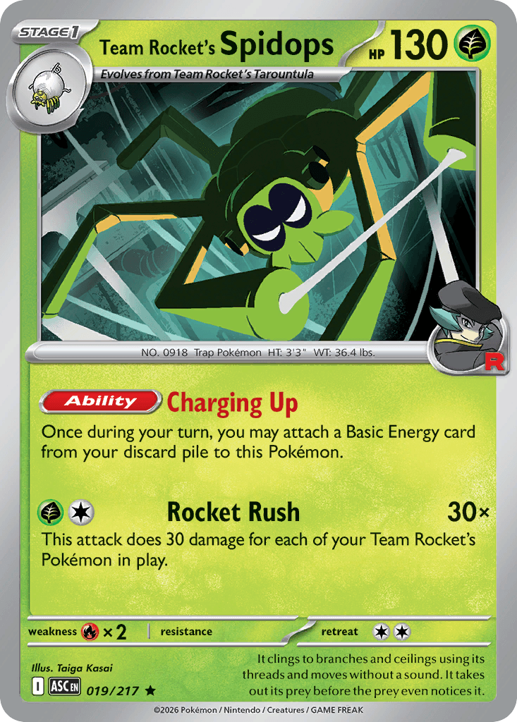 Team Rocket's Spidops ME2PT5-19