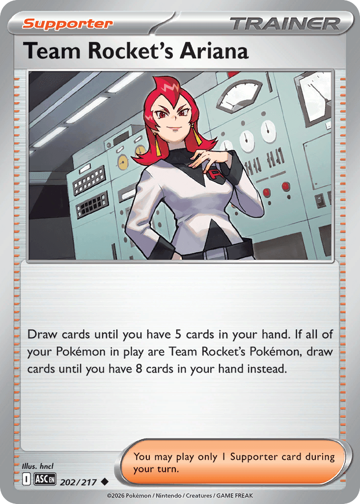 Team Rocket's Ariana ME2PT5-202