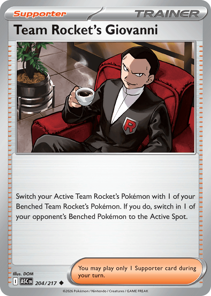 Team Rocket's Giovanni ME2PT5-204