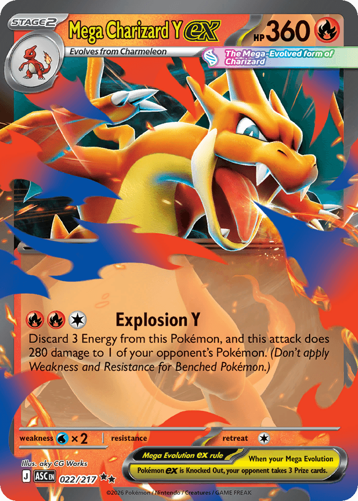 Mega Charizard Y ex ME2PT5-22