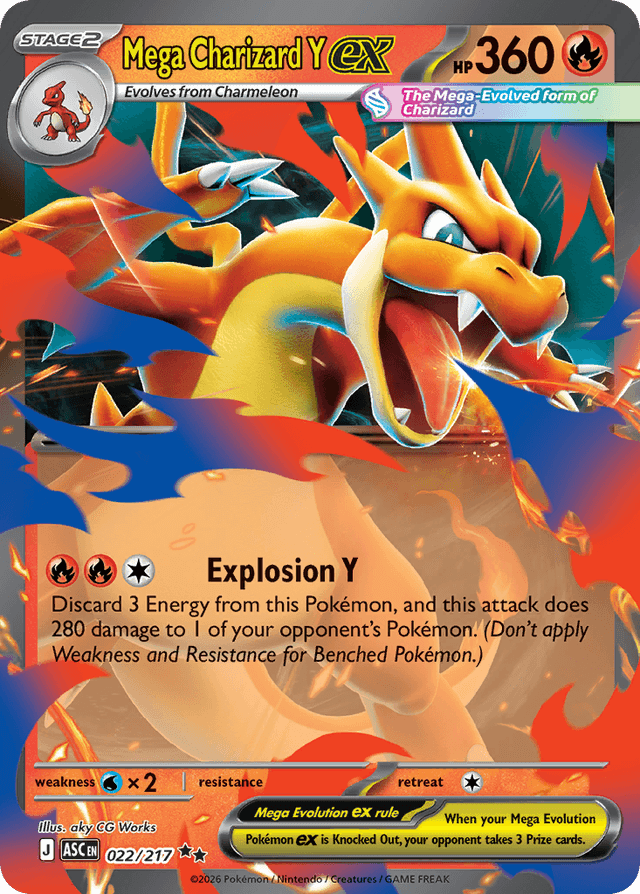 Mega Charizard Y ex ME2PT5-22