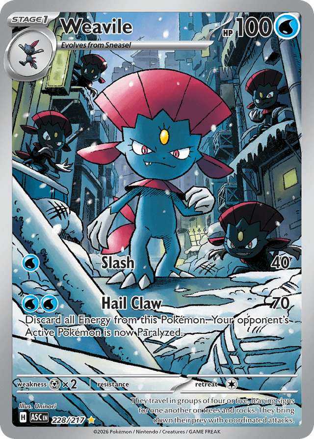 Weavile ME2PT5-228