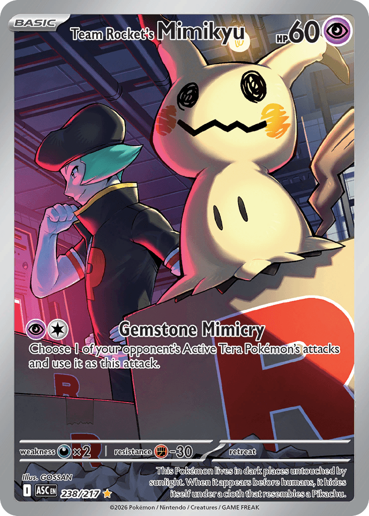 Team Rocket's Mimikyu ME2PT5-238