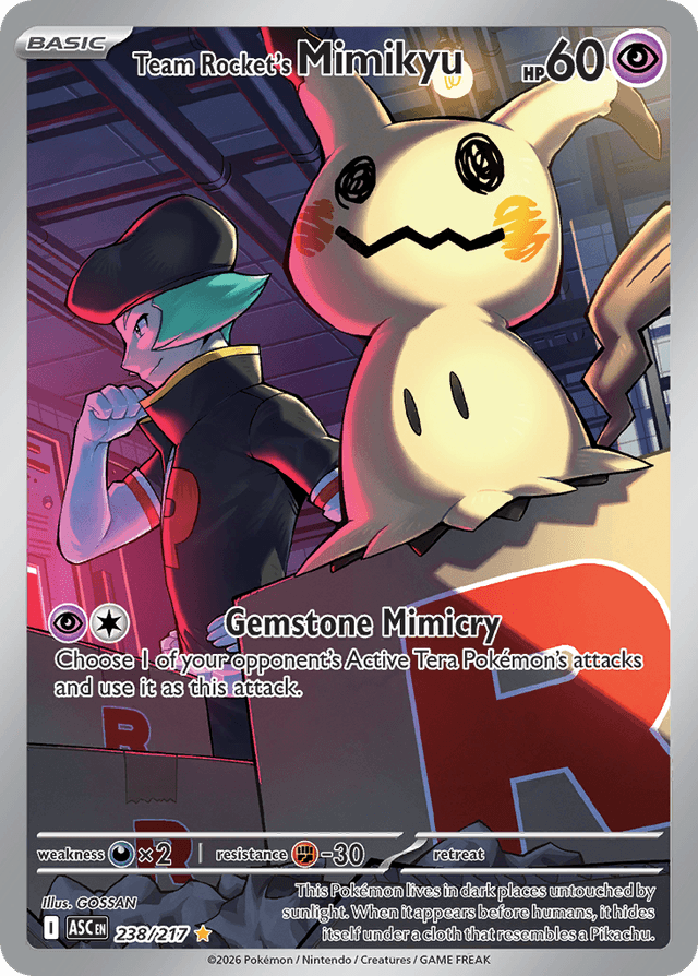 Team Rocket's Mimikyu ME2PT5-238