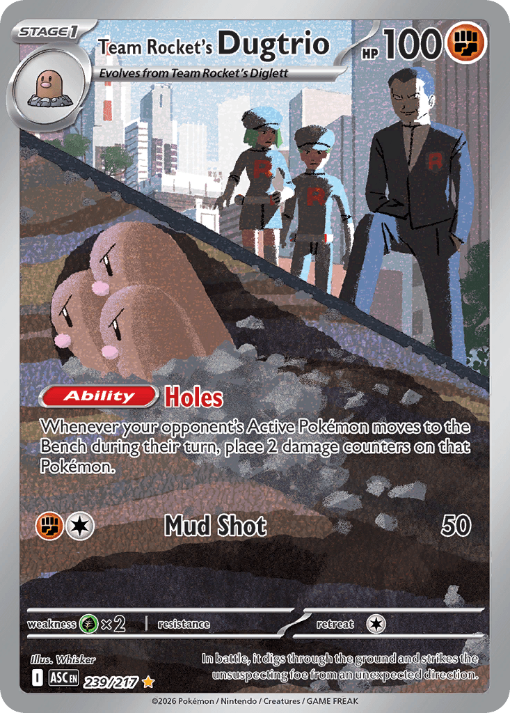 Team Rocket's Dugtrio ME2PT5-239