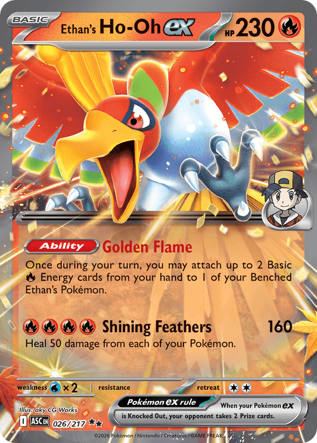 Ethan's Ho-Oh ex ME2PT5-26