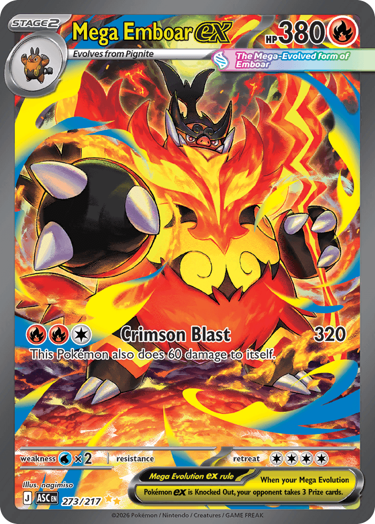 Mega Emboar ex ME2PT5-273