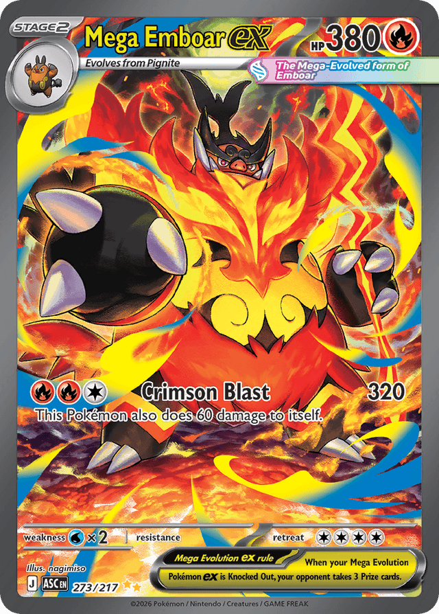 Mega Emboar ex ME2PT5-273