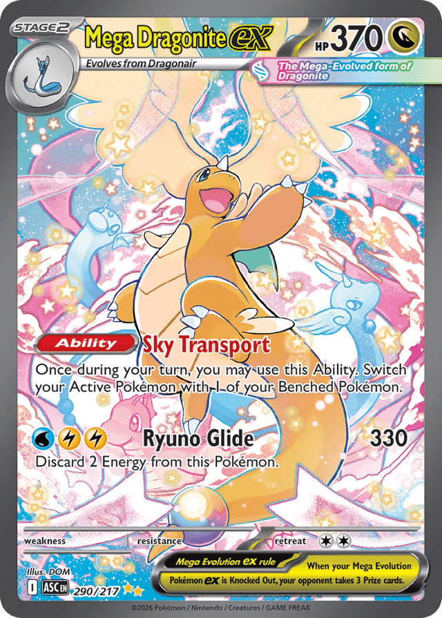 Mega Dragonite ex ME2PT5-290