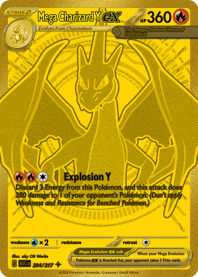 Mega Charizard Y ex ME2PT5-294