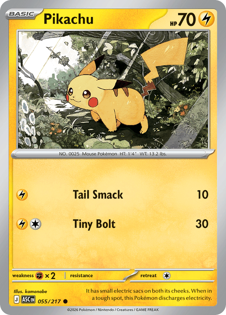 Pikachu ME2PT5-55