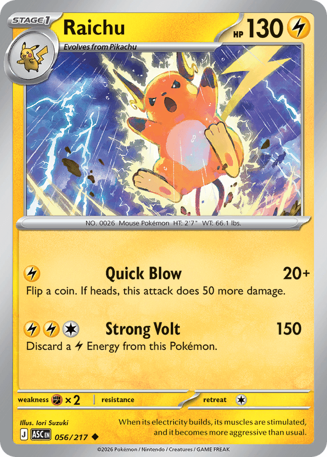 Raichu ME2PT5-56