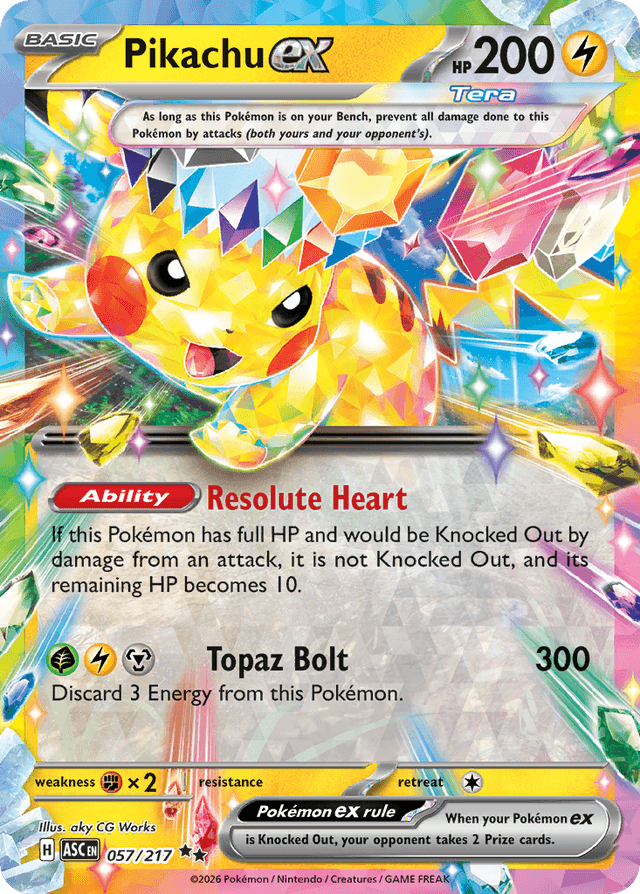 Pikachu ex ME2PT5-57