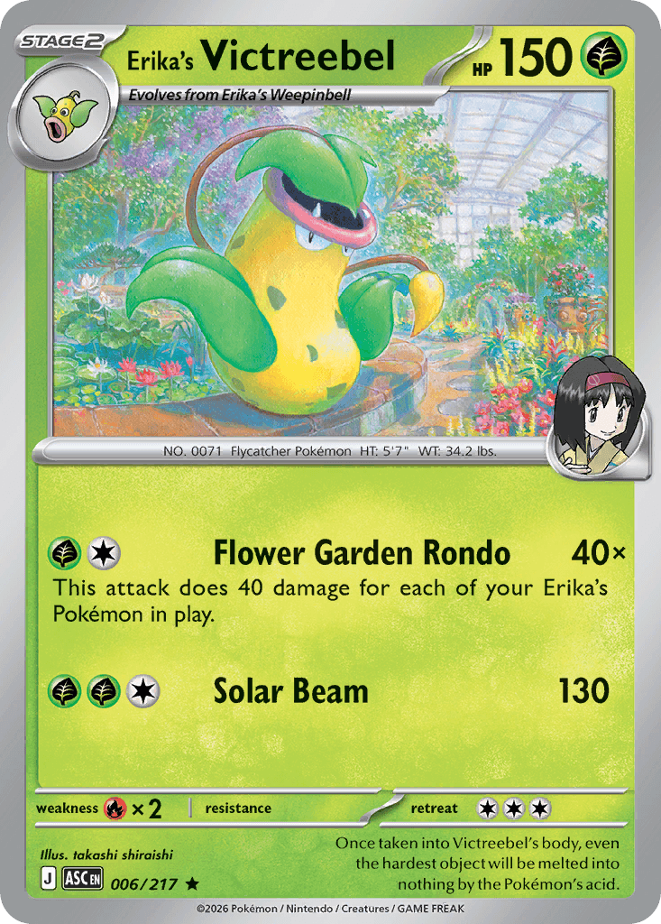 Erika's Victreebel ME2PT5-6