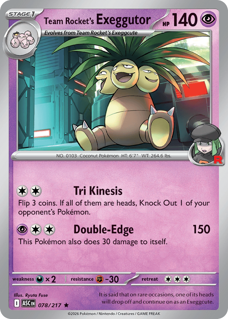Team Rocket's Exeggutor ME2PT5-78