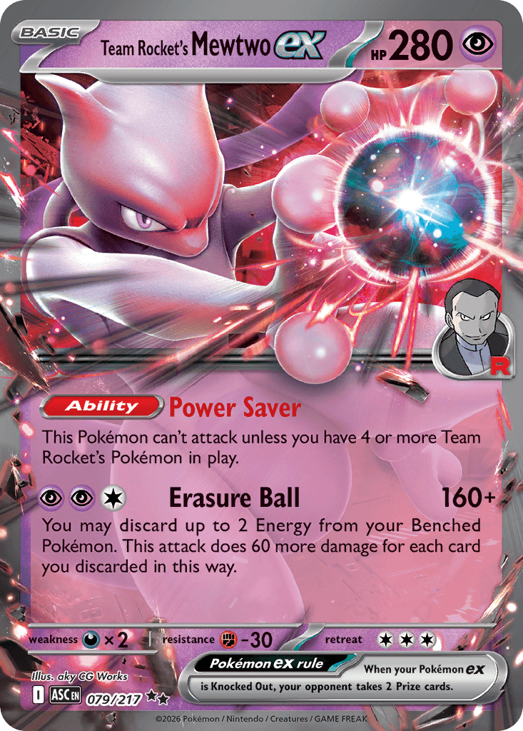 Team Rocket's Mewtwo ex ME2PT5-79