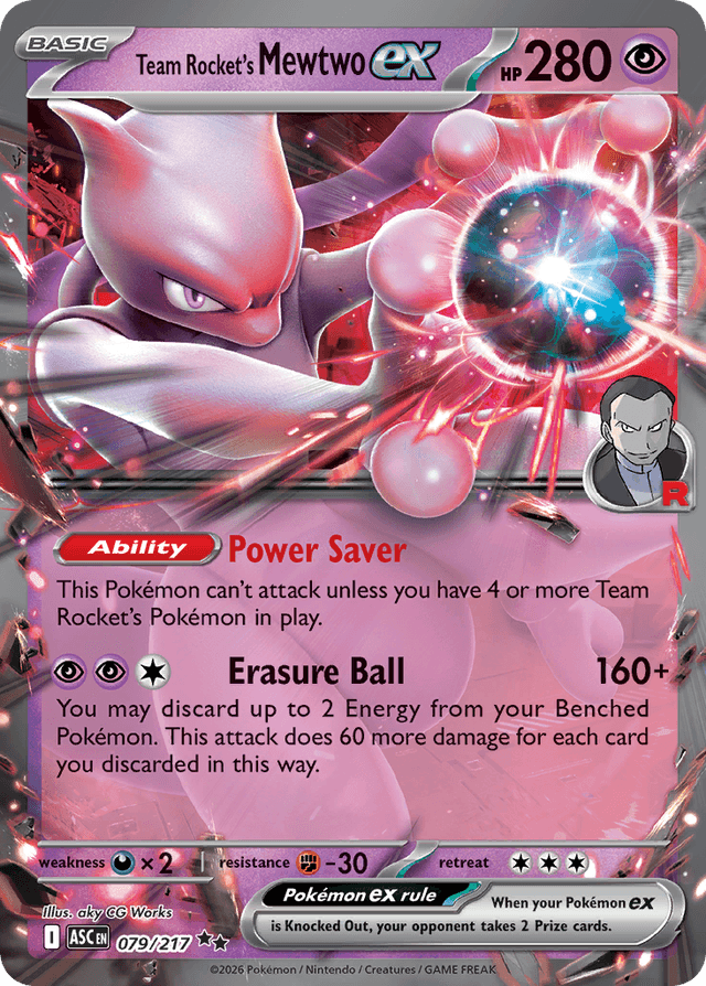 Team Rocket's Mewtwo ex ME2PT5-79