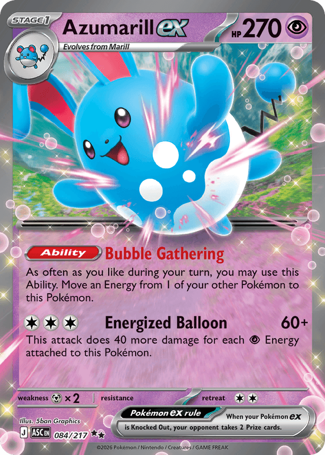 Azumarill ex ME2PT5-84
