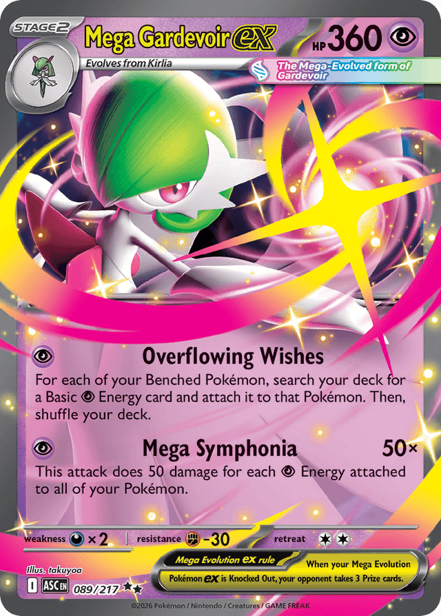 Mega Gardevoir ex ME2PT5-89