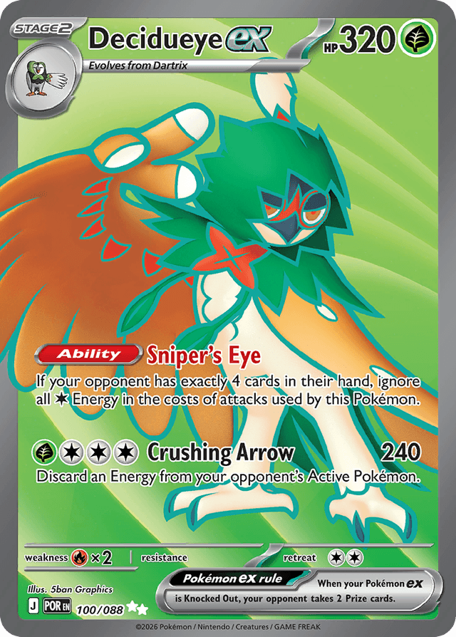 Decidueye ex ME3-100