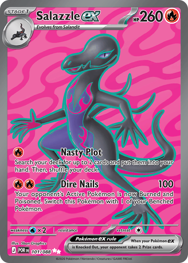 Salazzle ex ME3-101