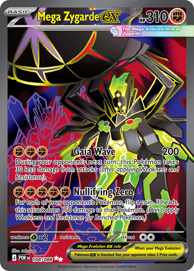 Mega Zygarde ex ME3-104