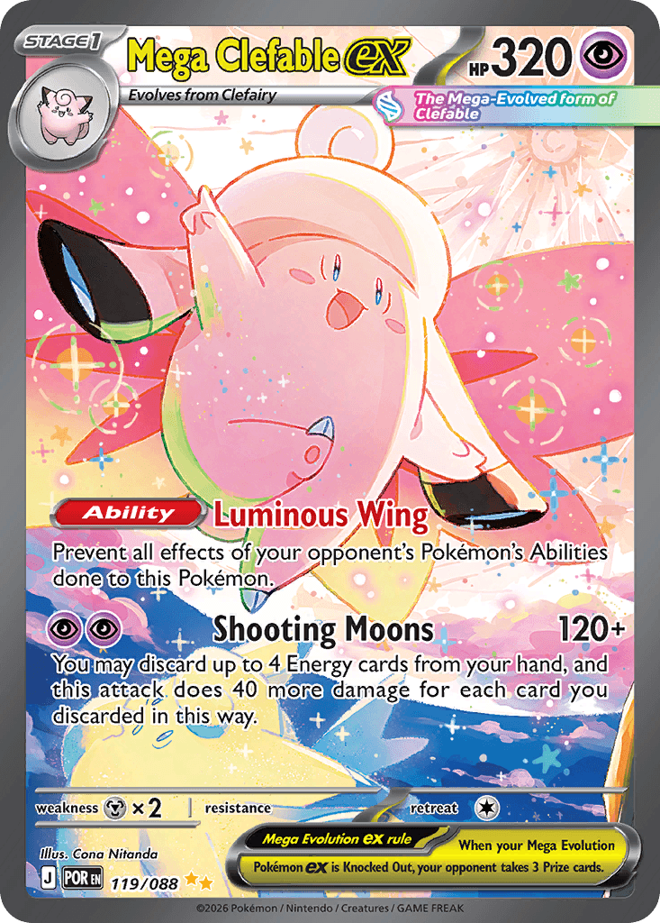 Mega Clefable ex ME3-119