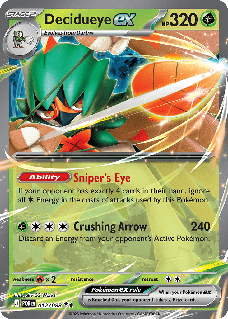 Decidueye ex ME3-12