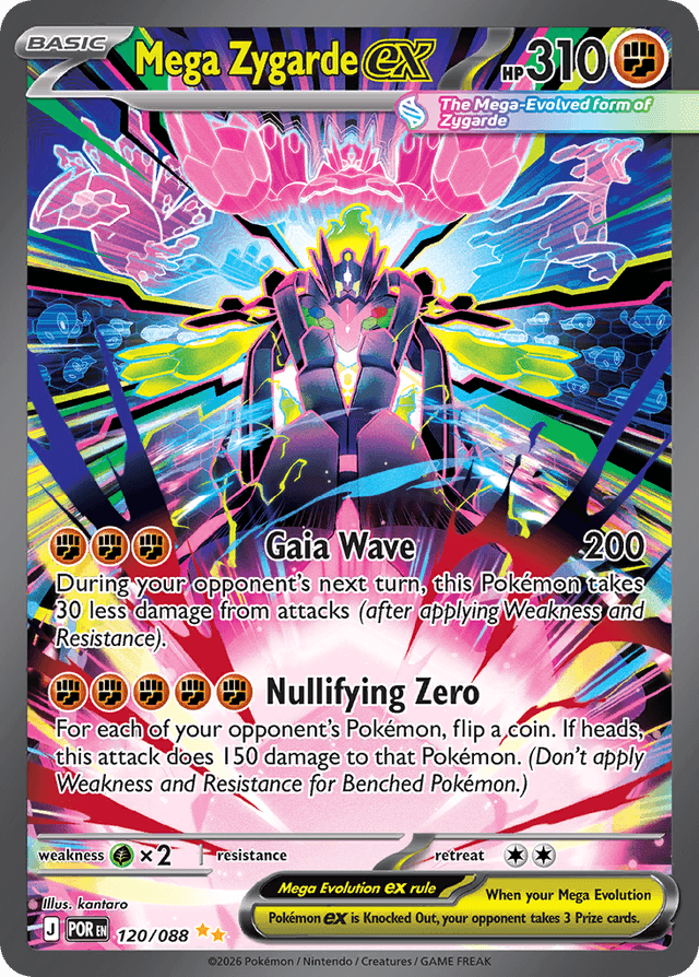 Mega Zygarde ex ME3-120