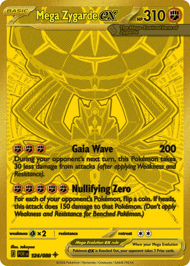 Mega Zygarde ex ME3-124