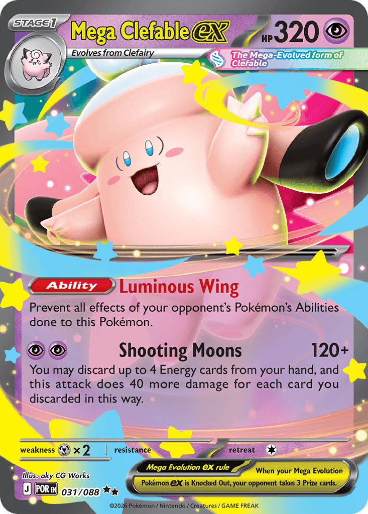 Mega Clefable ex ME3-31