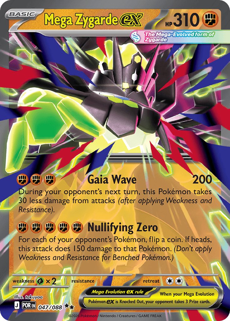 Mega Zygarde ex ME3-47