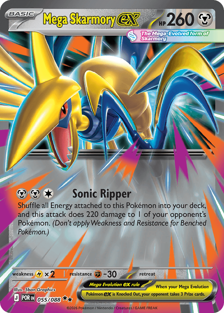 Mega Skarmory ex ME3-55