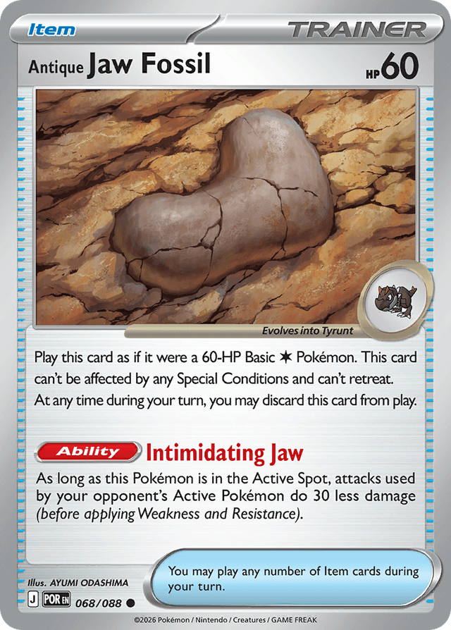 Antique Jaw Fossil ME3-68