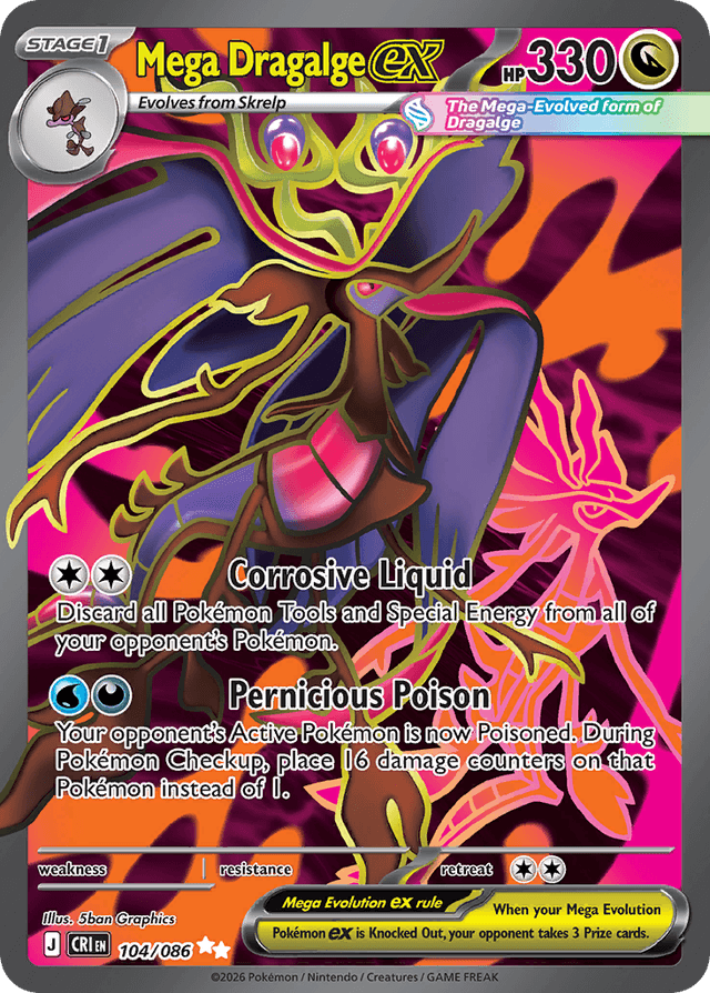 Mega Dragalge ex ME4-104