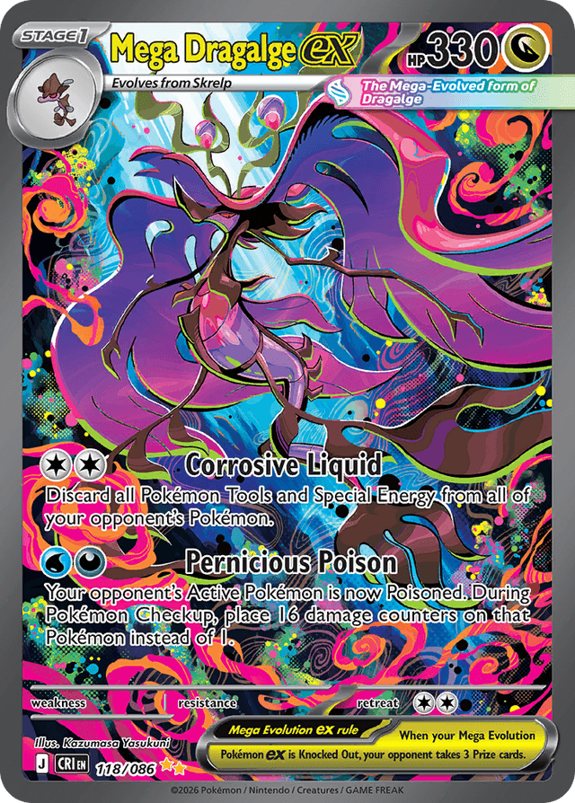 Mega Dragalge ex ME4-118
