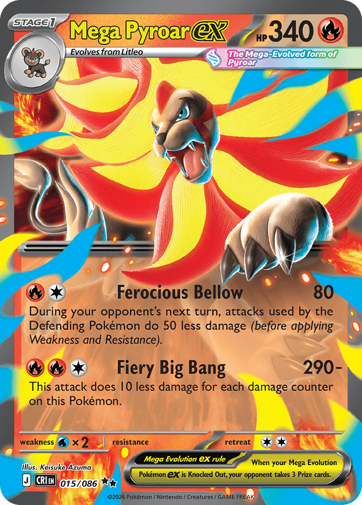 Mega Pyroar ex ME4-15