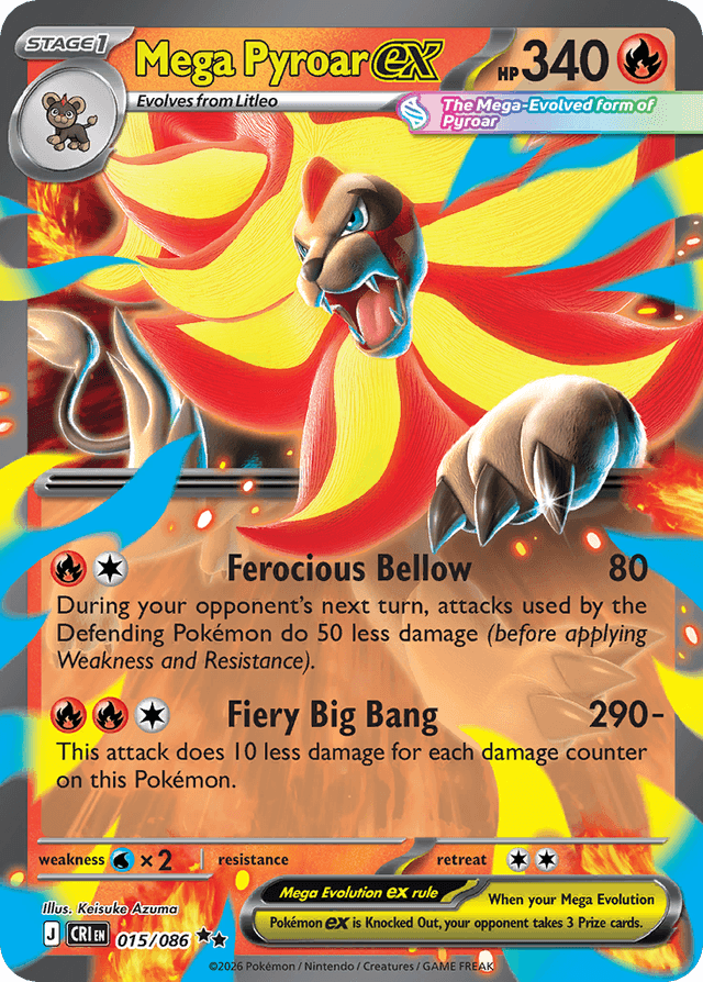 Mega Pyroar ex ME4-15