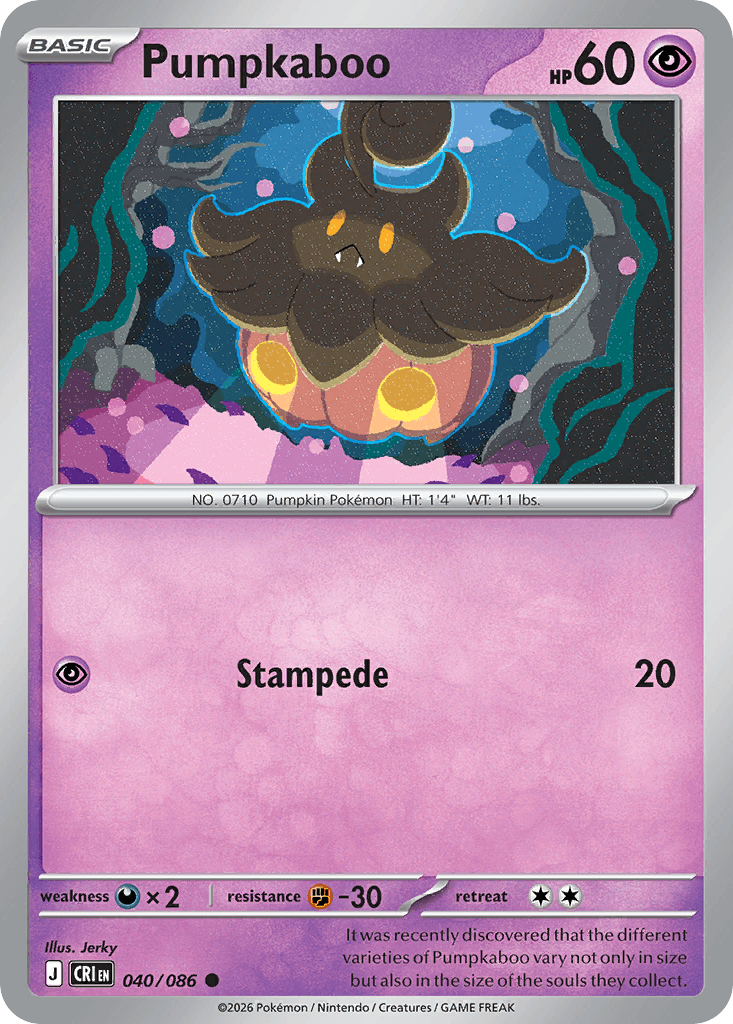 Pumpkaboo ME4-40