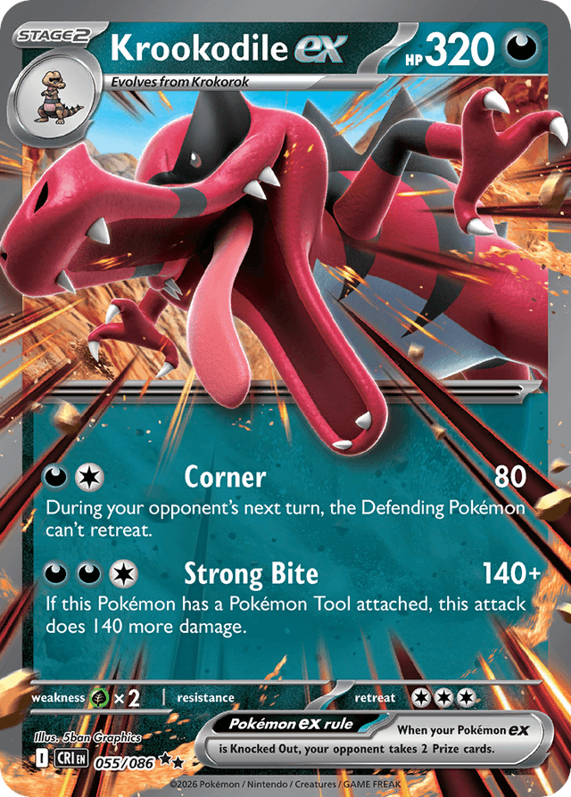 Krookodile ex ME4-55