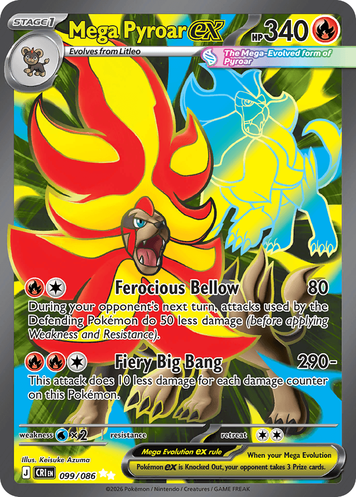 Mega Pyroar ex ME4-99