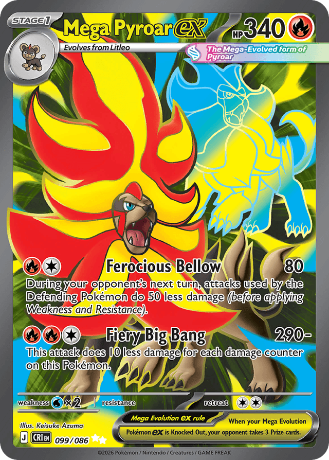 Mega Pyroar ex ME4-99