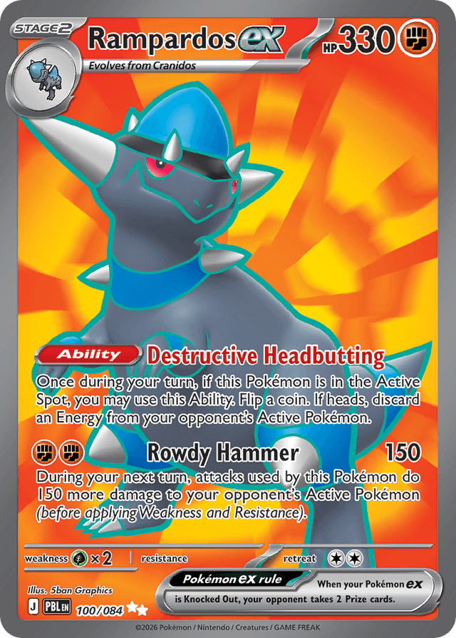 Rampardos ex ME5-100