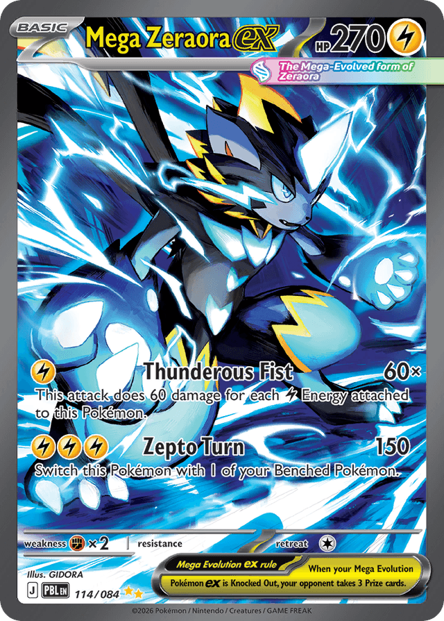 Mega Zeraora ex ME5-114